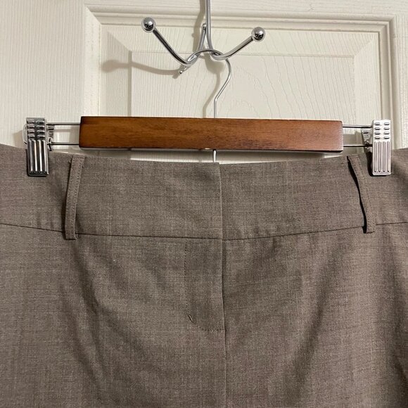 Express Design Studios Womens Brown Back Slit Career Pencil Skirt Size 6 - Picture 3 of 8